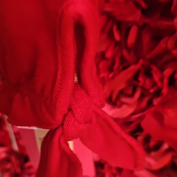 In Girl NWT Girls Stylish Red SoftvLong Sleeve Top Size Small 7/8 - Picture 7 of 9